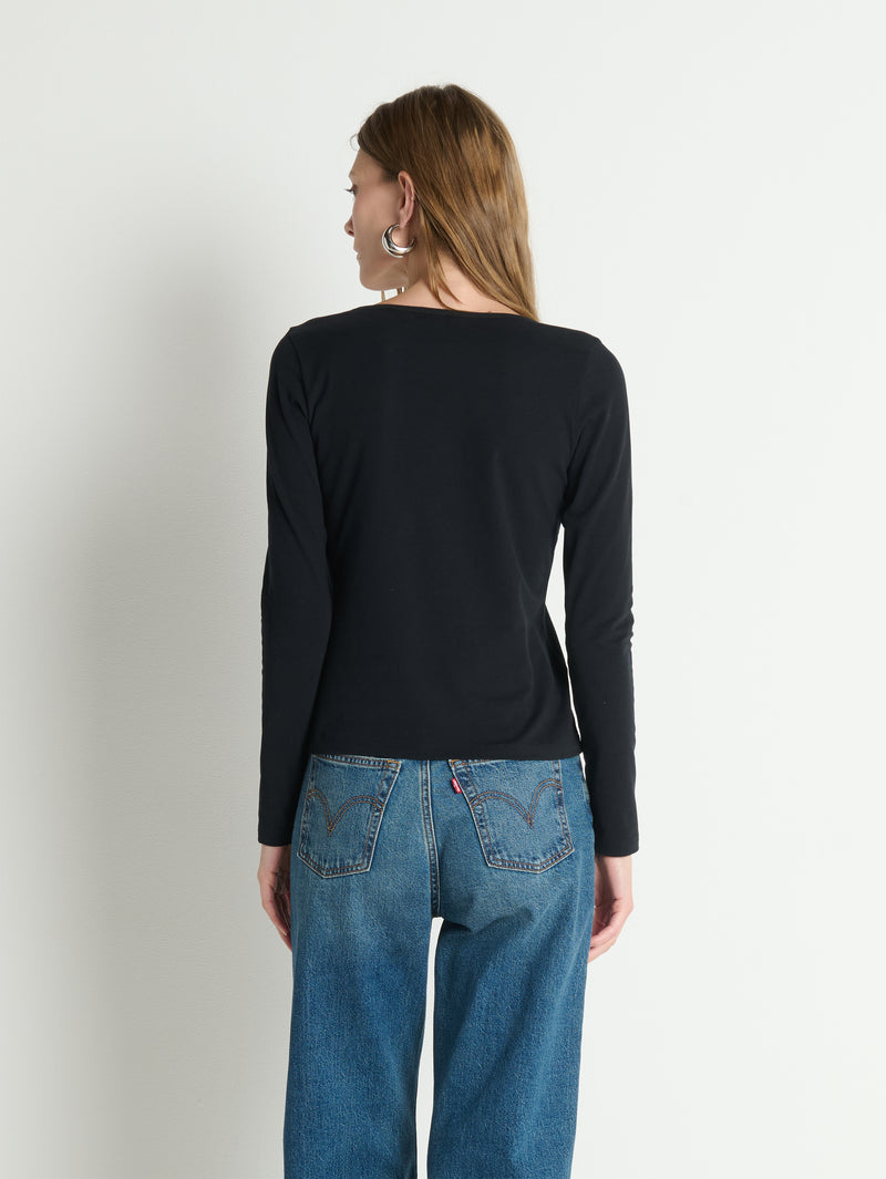 Nation Los Angeles Demi V-Neck Top
