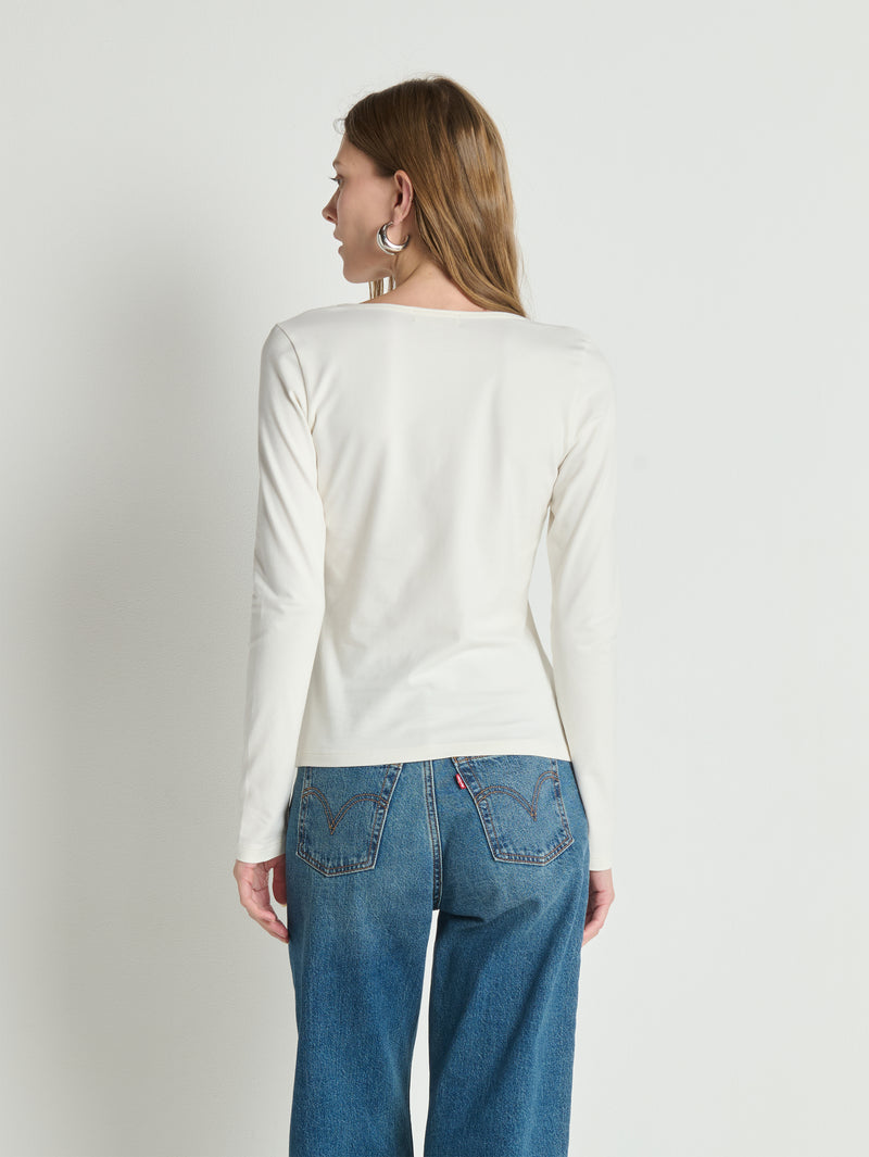 Nation Los Angeles Demi V-Neck Top
