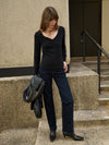 Demi V Neck Top