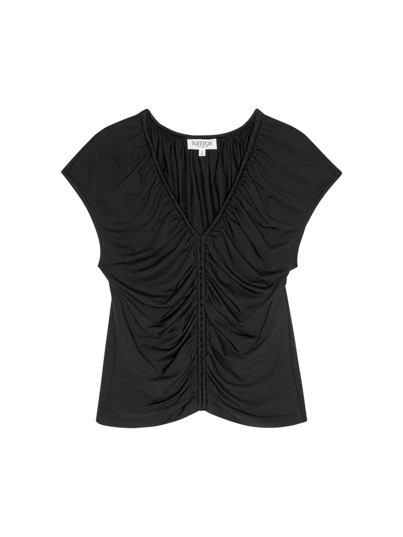 Nation Los Angeles Dona V-Neck Top