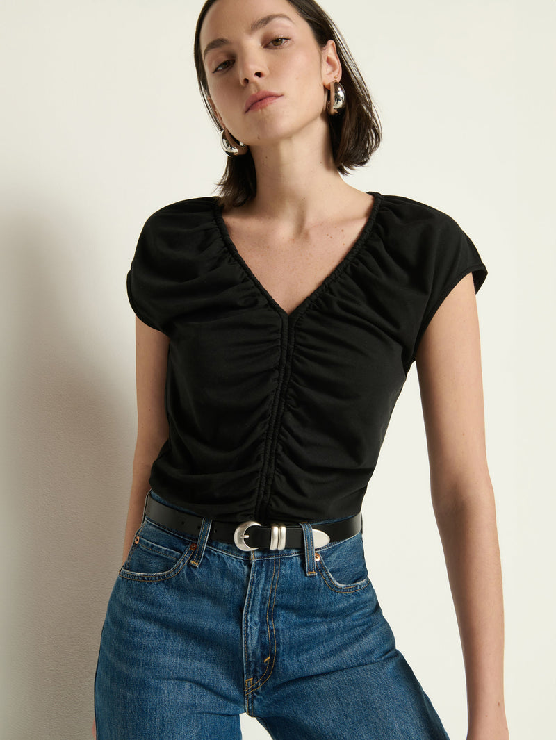 Nation Los Angeles Dona V-Neck Top