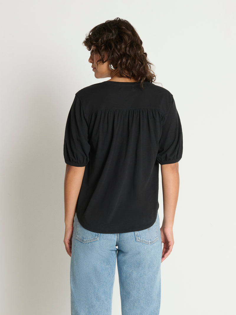Nation Los Angeles Edie Shirred Tee