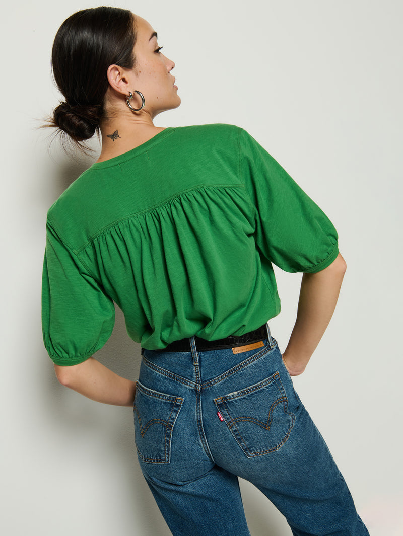 Nation Los Angeles Edie Shirred Tee