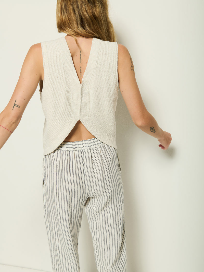 Nation Los Angeles Grayson Stripe Pant and Eliza Sweater Tank