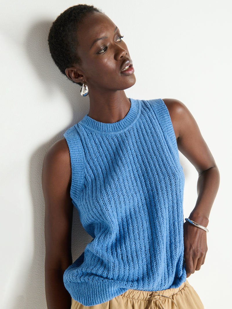 Nation Los Angeles Elliana Pullover Vest and Lucia Tie Waist Pant