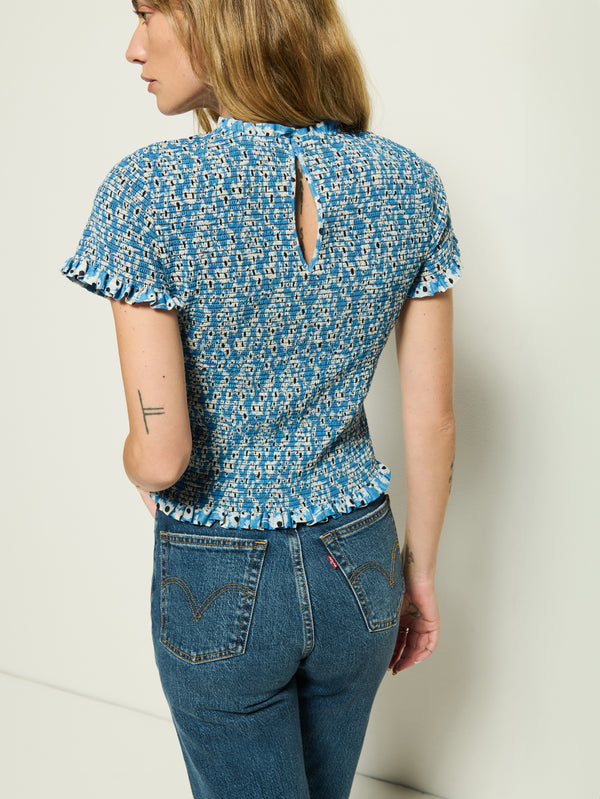 Nation Los Angeles Evie Smocked Top