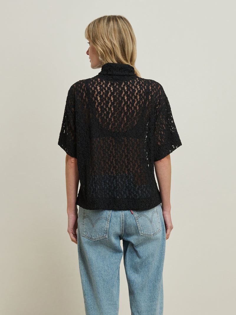 Nation Los Angeles Fable Lace Turtleneck