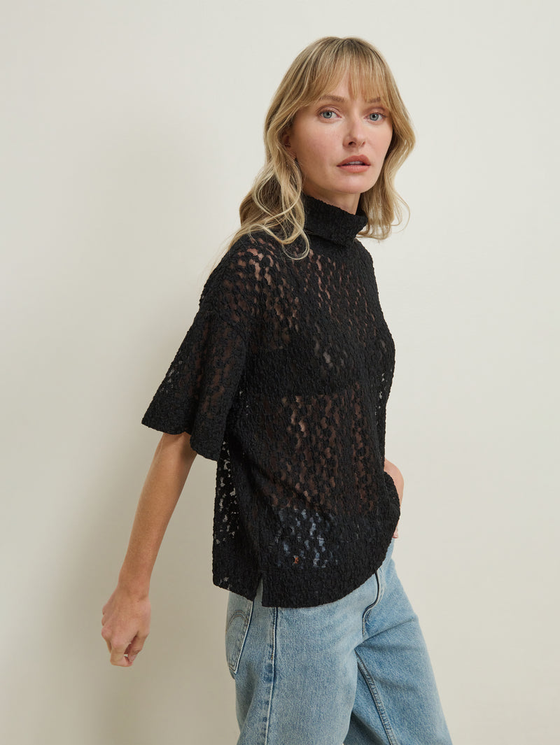 Nation Los Angeles Fable Lace Turtleneck