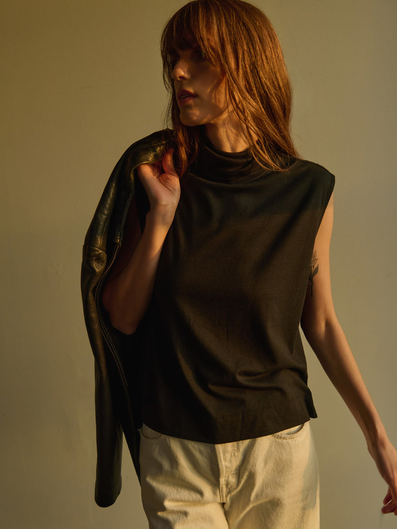 Nation Los Angeles Fable Turtleneck Tank