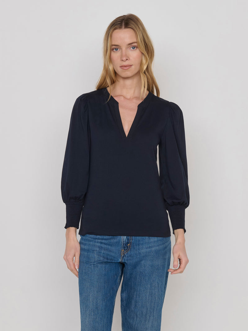 Nation Los Angeles Flora Peasant Tee