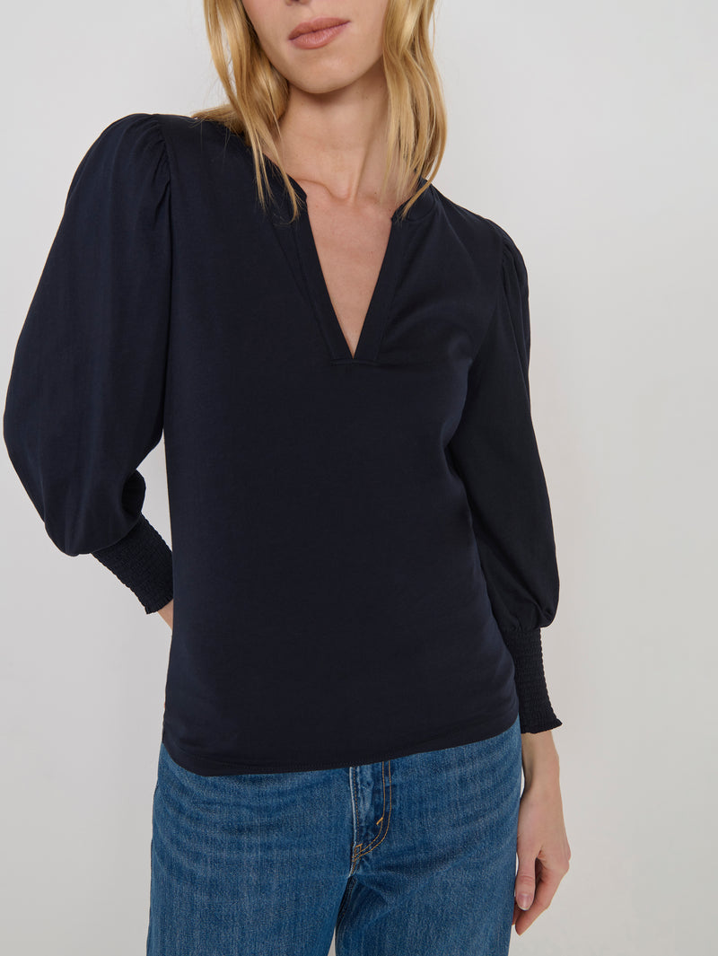 Nation Los Angeles Flora Peasant Tee