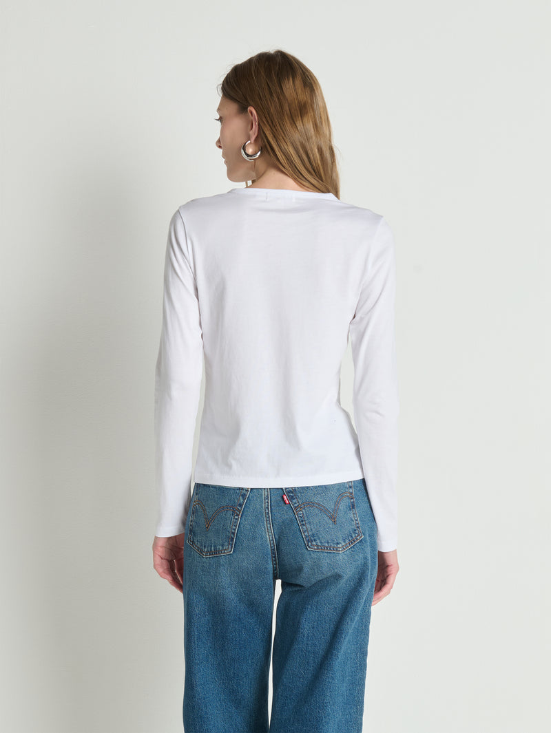 Nation Los Angeles Frances Crew Neck Tee