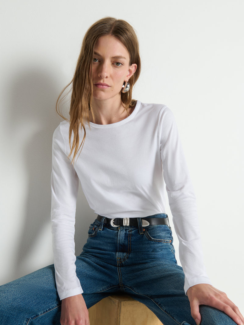 Nation Los Angeles Frances Crew Neck Tee