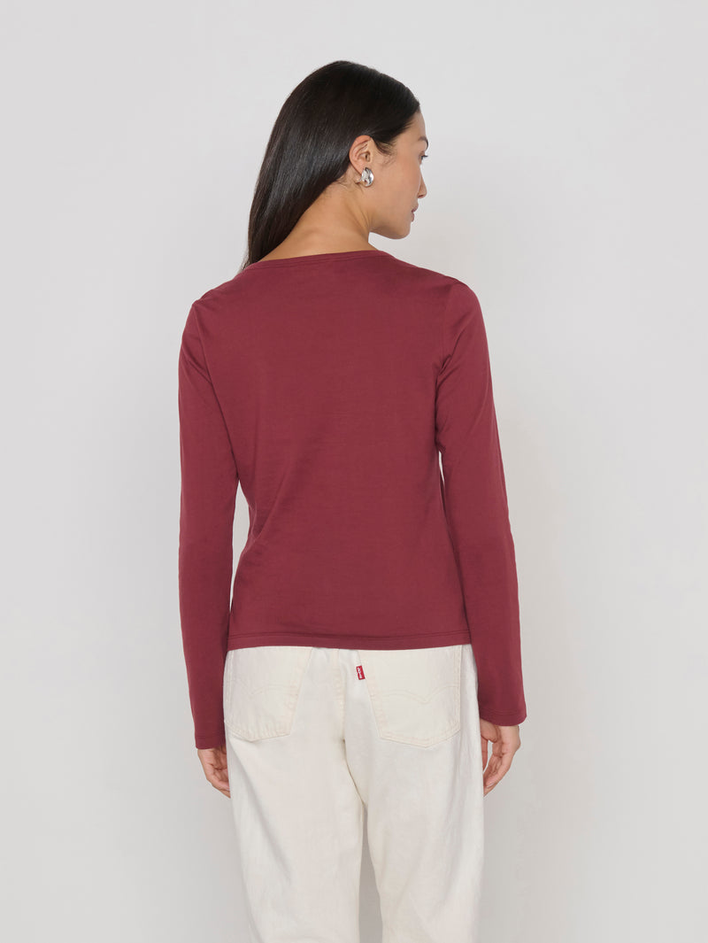 Nation Los Angeles Frances Crew Neck Tee