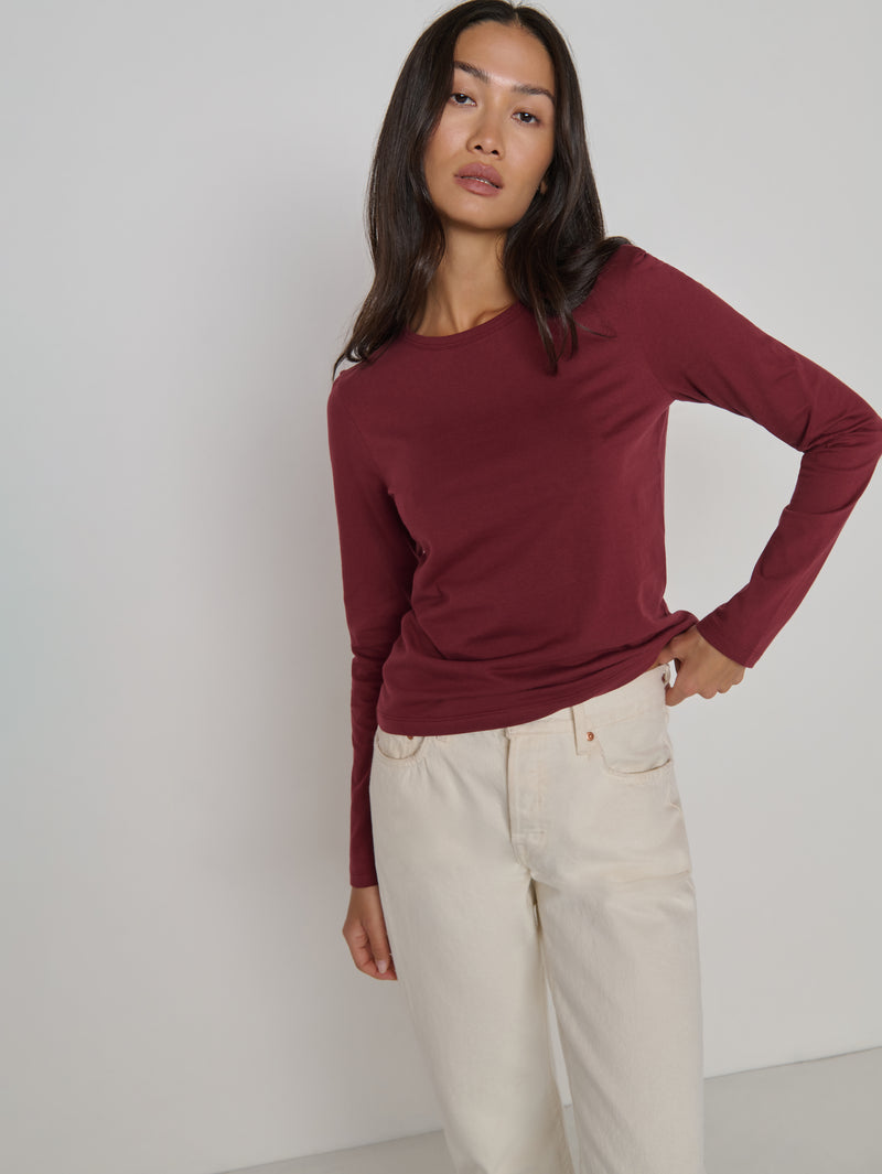 Nation Los Angeles Frances Crew Neck Tee
