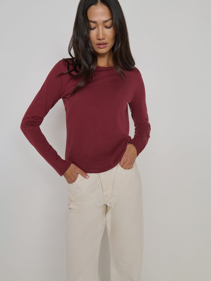Nation Los Angeles Frances Crew Neck Tee