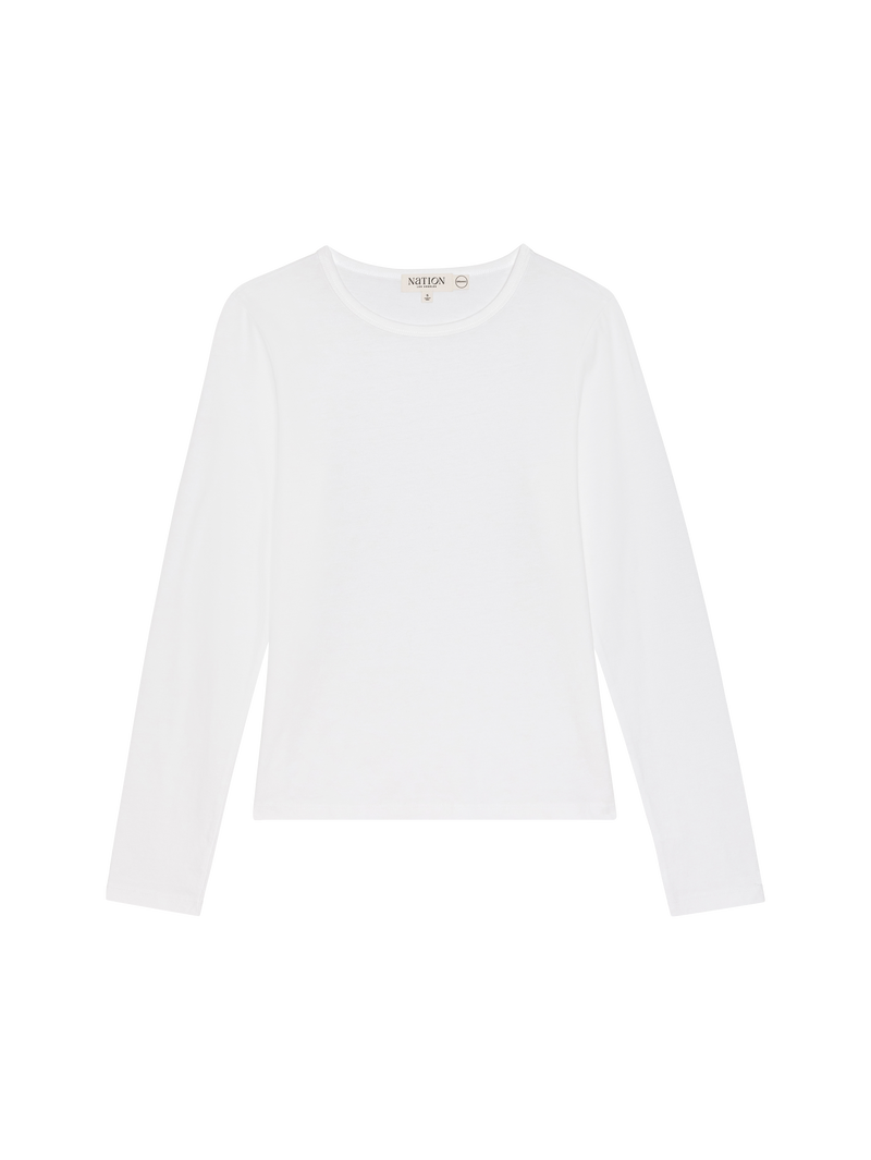 Nation Los Angeles Frances Crew Neck Tee