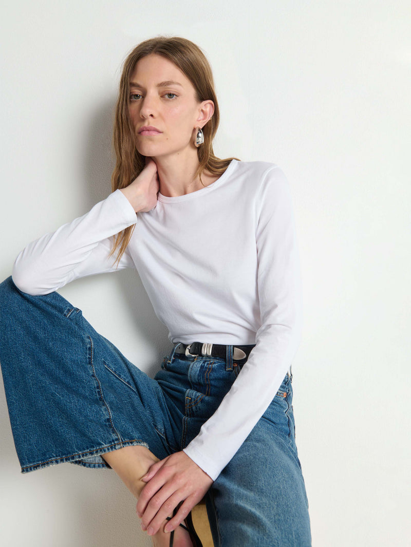 Nation Los Angeles Frances Crew Neck Tee
