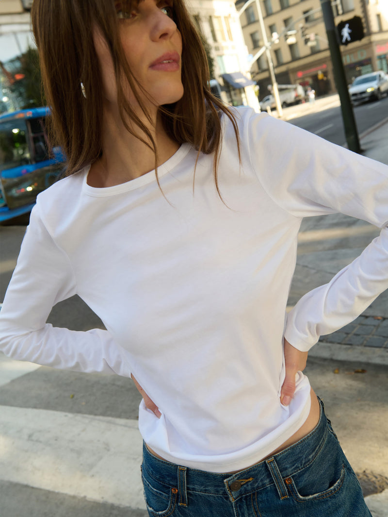 Nation Los Angeles Frances Crew Neck Tee