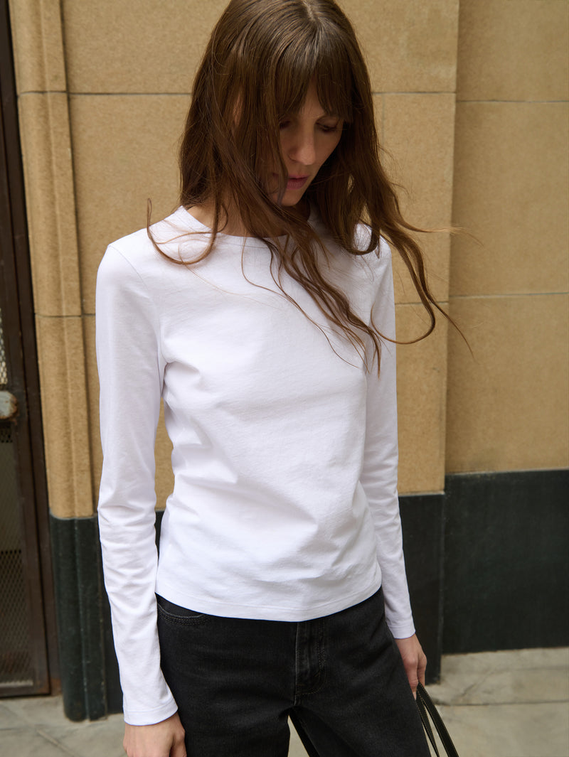 Nation Los Angeles Frances Crew Neck Tee