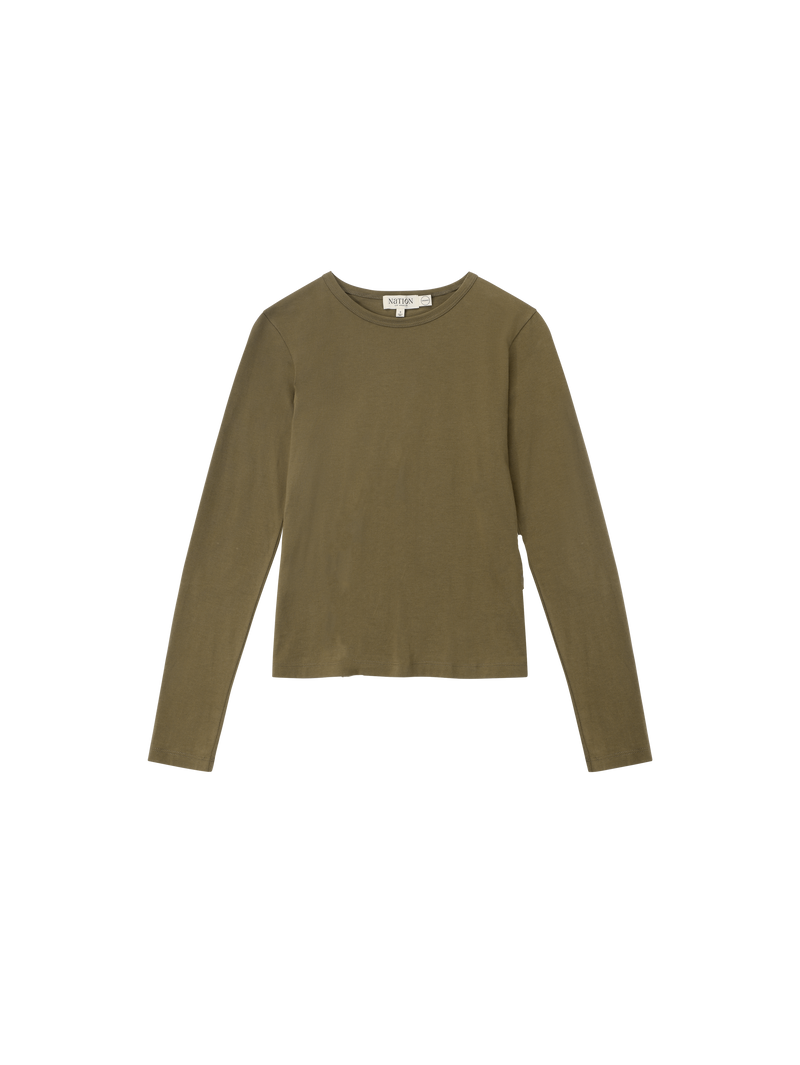 Nation Los Angeles Frances Crew Neck Tee
