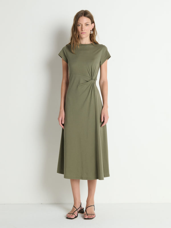 Nation Los Angeles Frida Twist Midi Dress