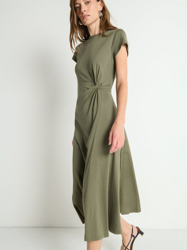 Nation Los Angeles Frida Twist Midi Dress