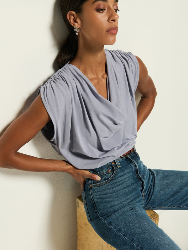 Nation Los Angeles Geni Cowl Top