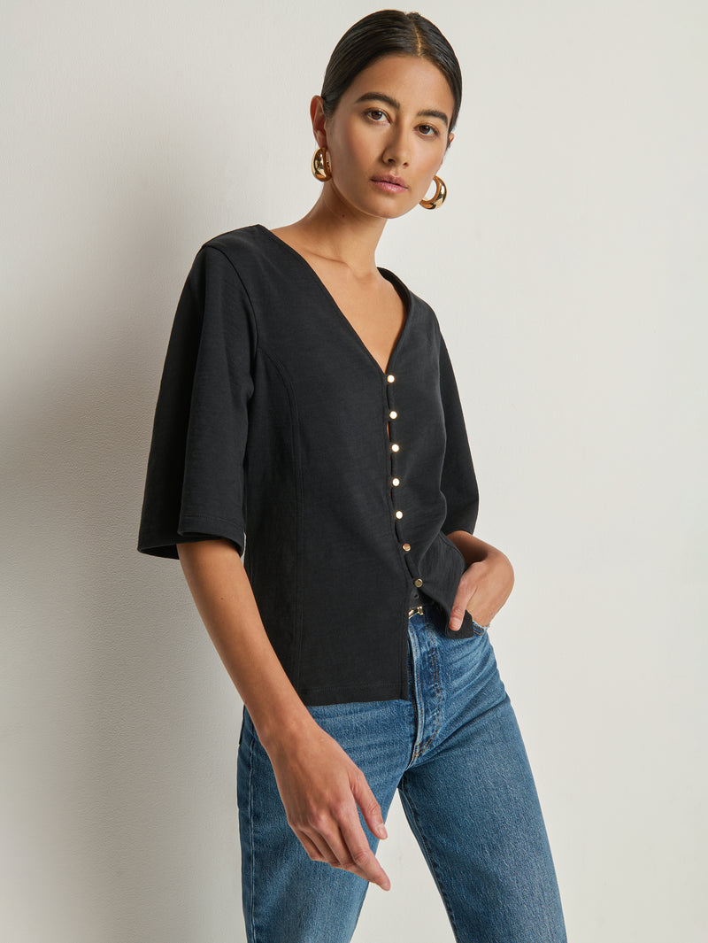Nation Los Angeles Gisela Half Sleeve Top