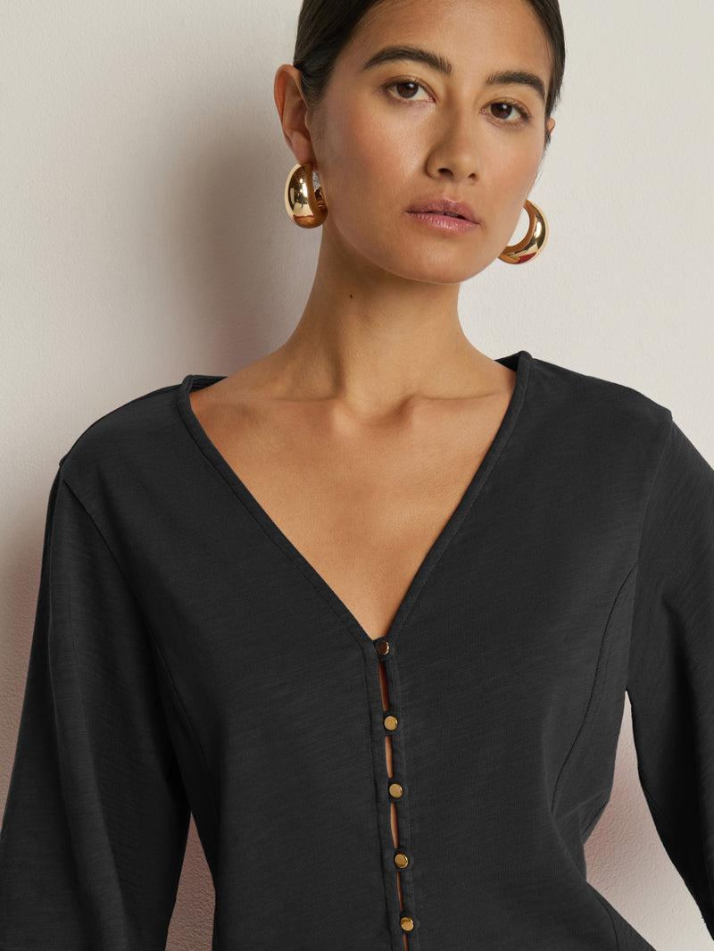 Nation Los Angeles Gisela Half Sleeve Top