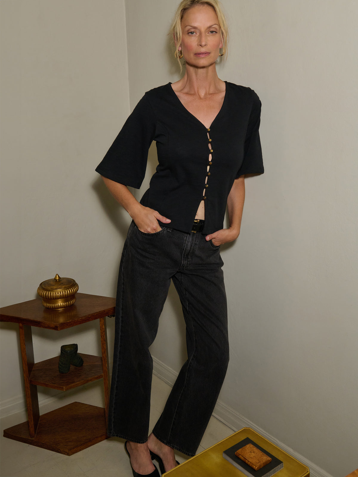 Liverpool Los Angeles Gisela Half Sleeve Top