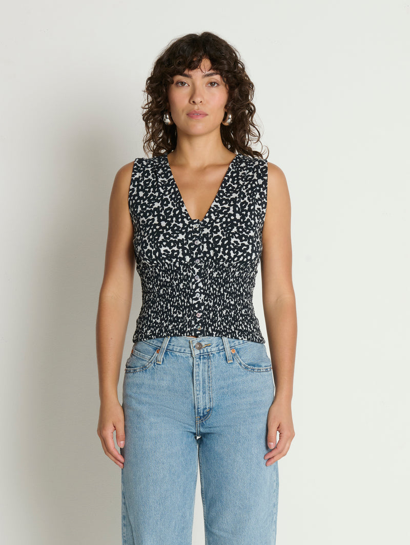 Nation Los Angeles Hali Button Up Tank