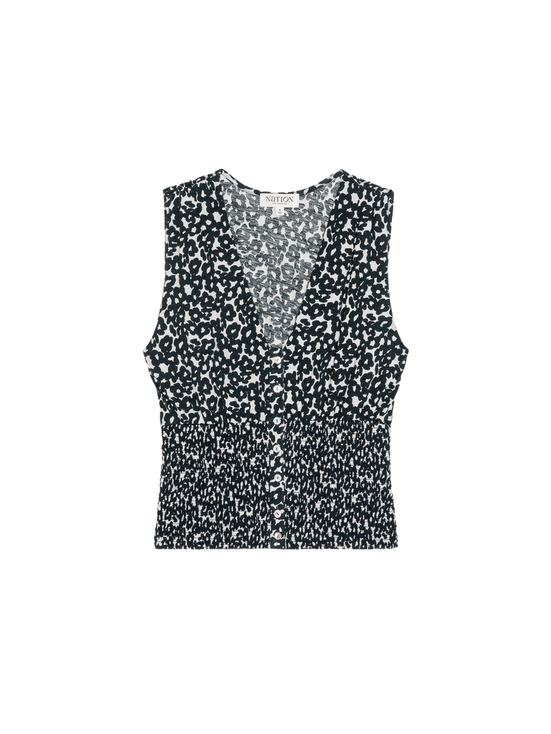 Nation Los Angeles Hali Button Up Tank