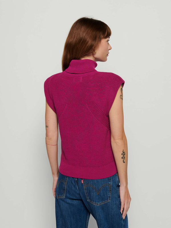 NATION LTD Isha Oversized Sleeveless Turtleneck