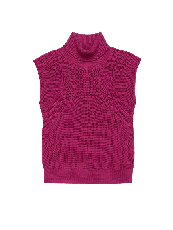 NATION LTD Isha Oversized Sleeveless Turtleneck