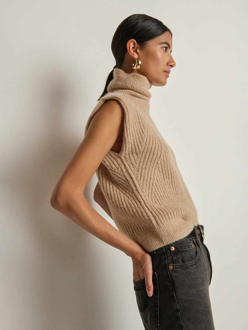 Nation Los Angeles Isha Turtleneck Tank