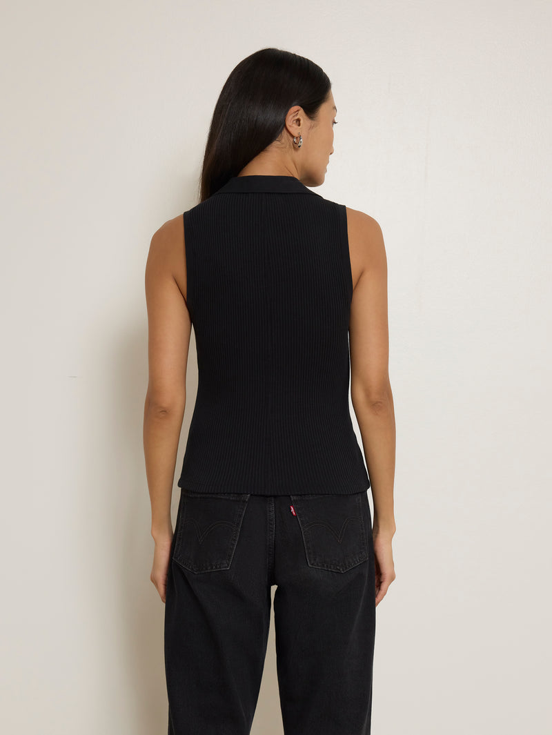 Nation Los Angeles Jaylin Polo Top
