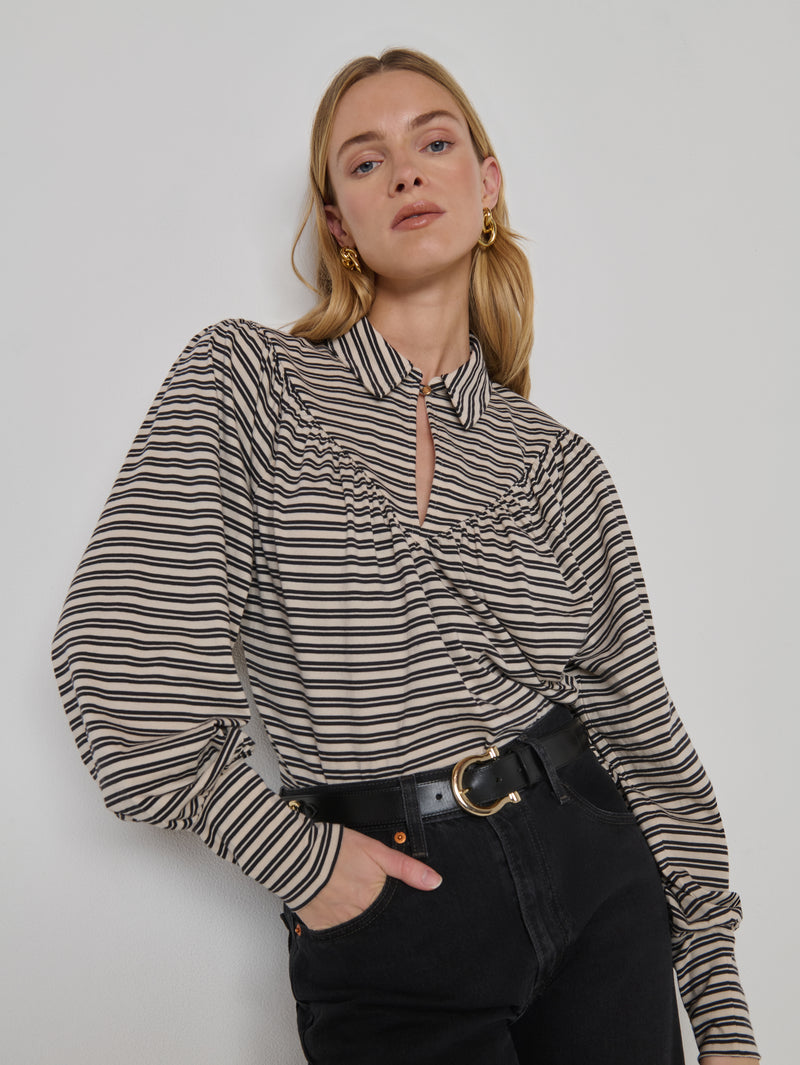Nation Los Angeles Jean Blouse