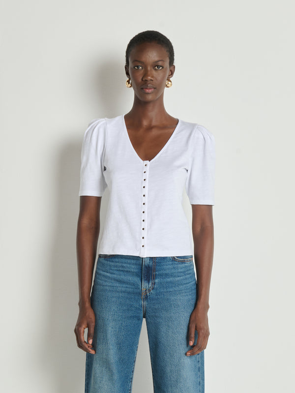 Nation Los Angeles Jen Button Up Blouse
