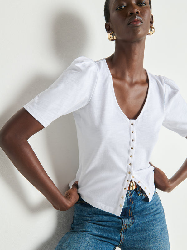 Nation Los Angeles Jen Button Up Blouse