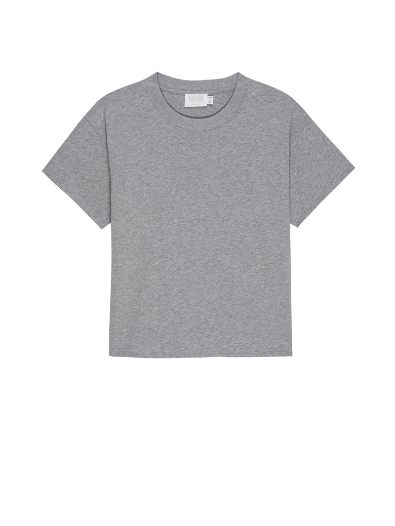 NATION LTD Jessa Boxy Crop Top