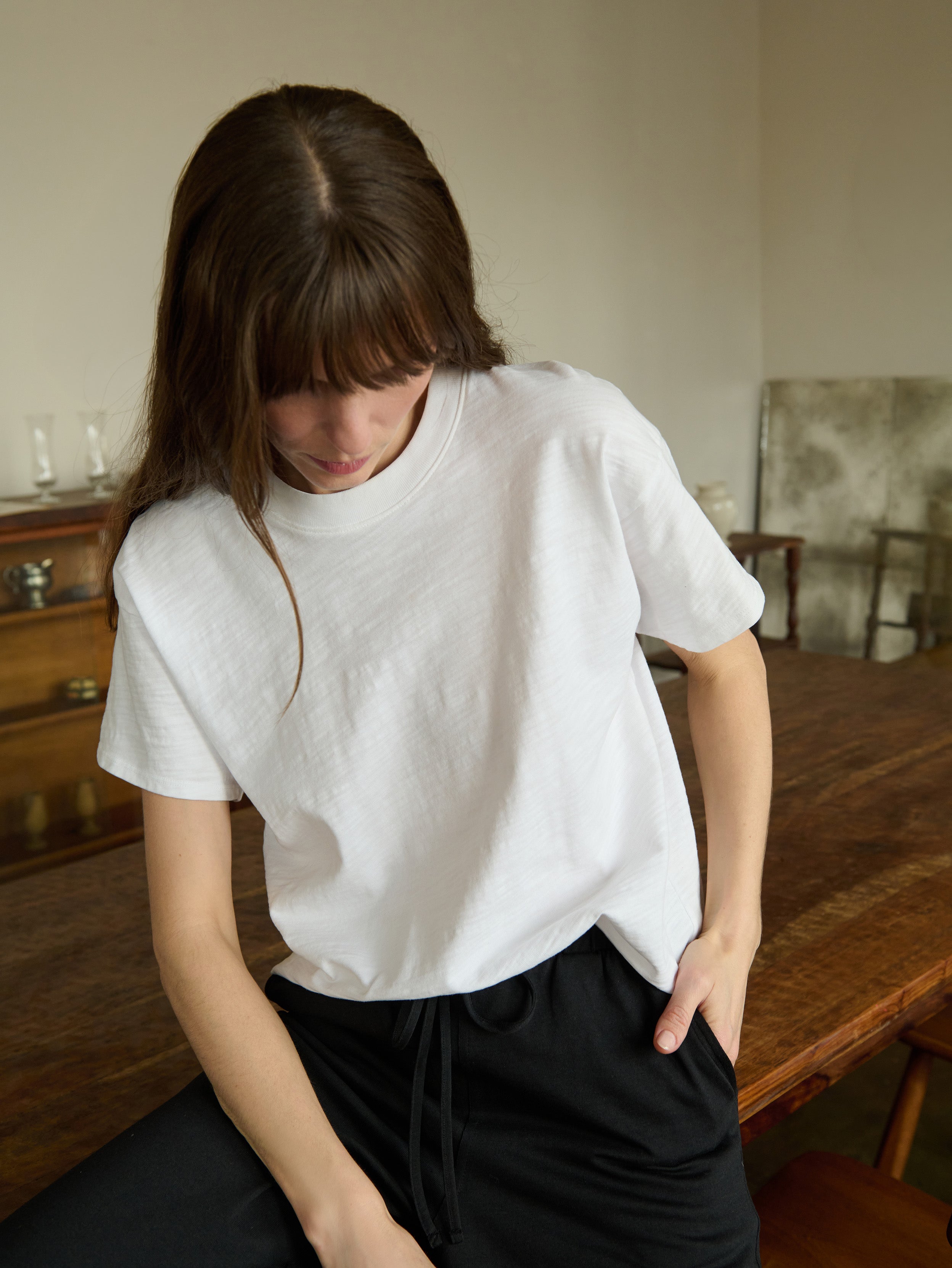 Jessa Tee - Optic White | Nation Los Angeles