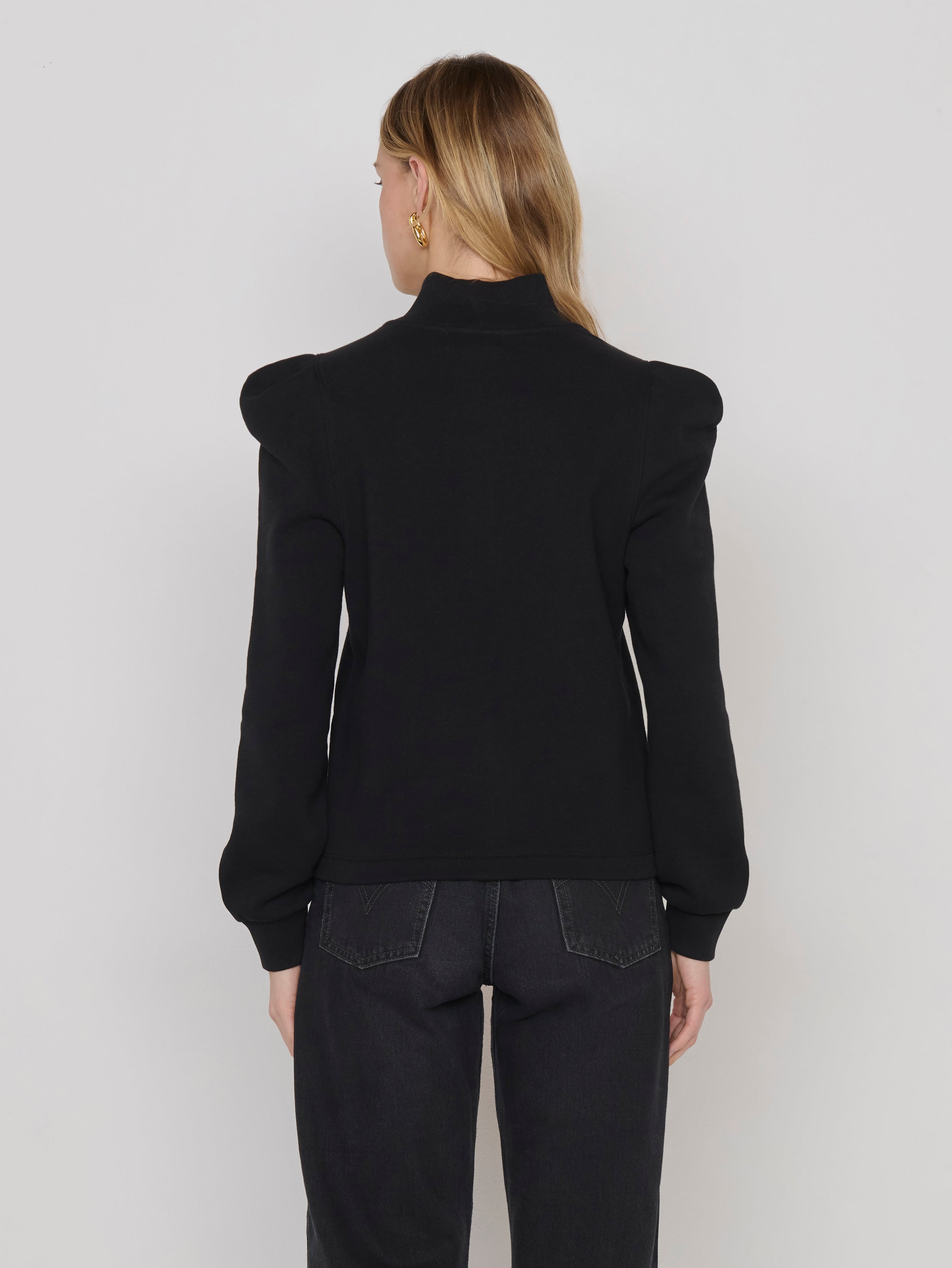 Jessie Sweatshirt - Jet Black | Nation Los Angeles