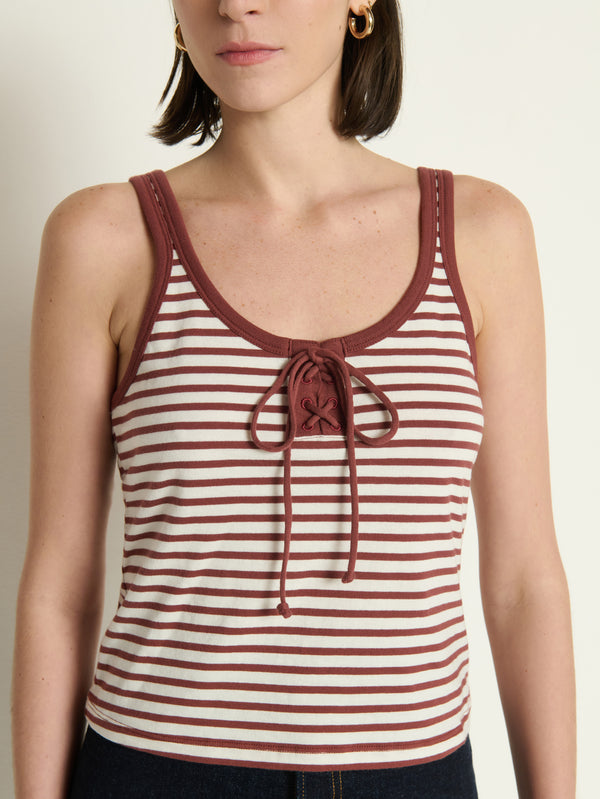 Jil Lace Up Tank