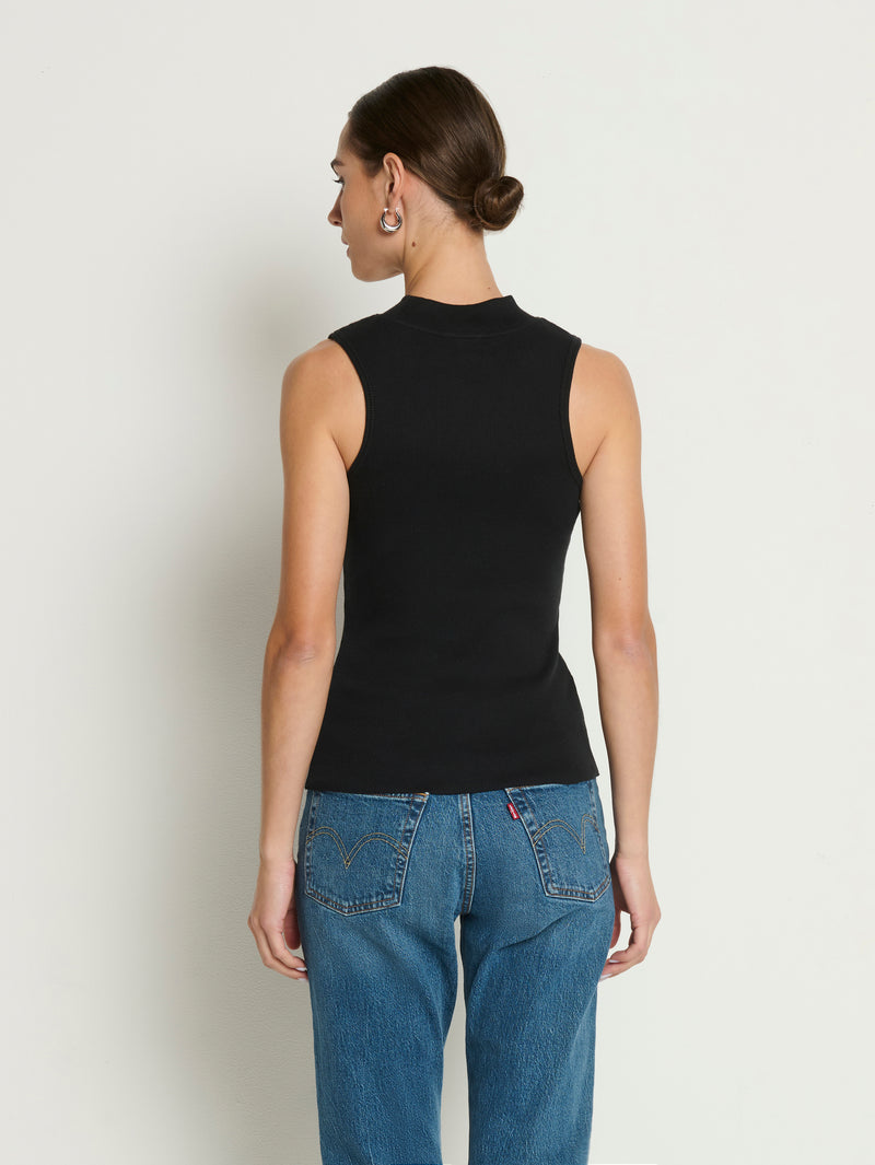 Nation Los Angeles Joan Mock Neck Tank
