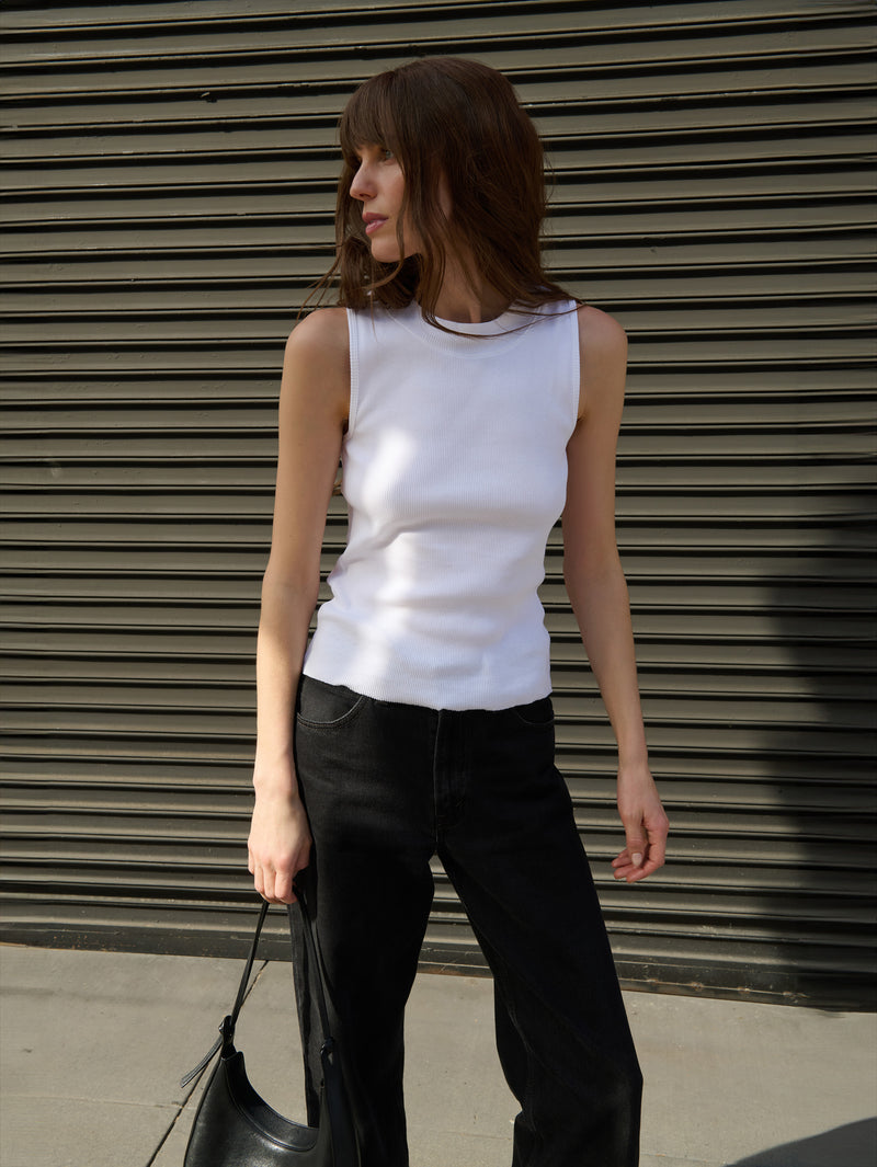 Nation Los Angeles Joan Mock Neck Tank