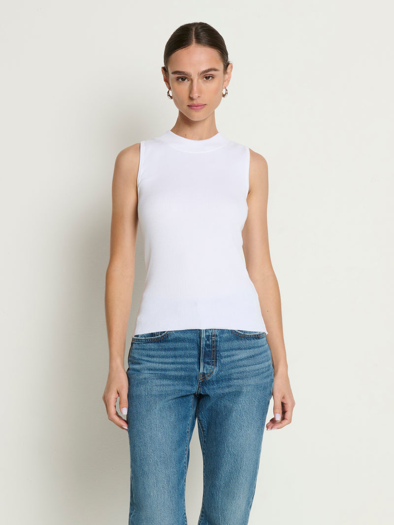Nation Los Angeles Joan Mock Neck Tank