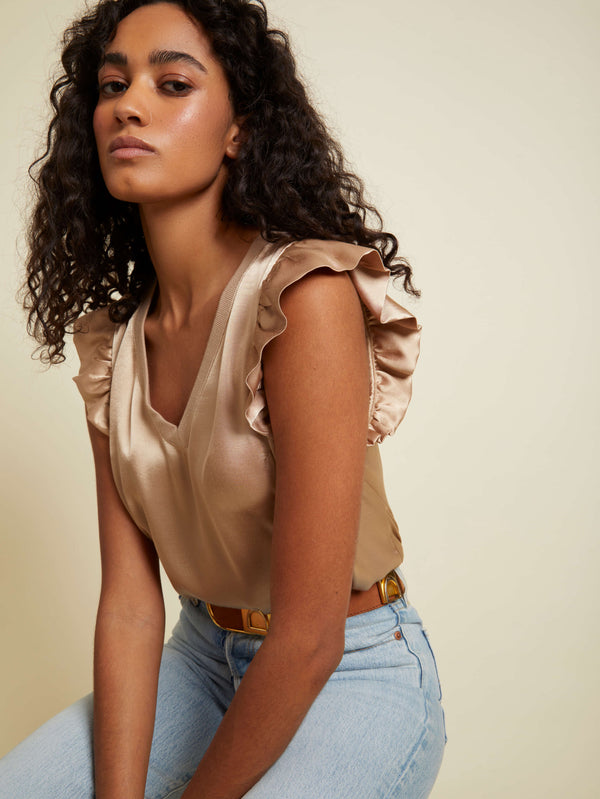 NATION LTD Joey Ruffle Tank
