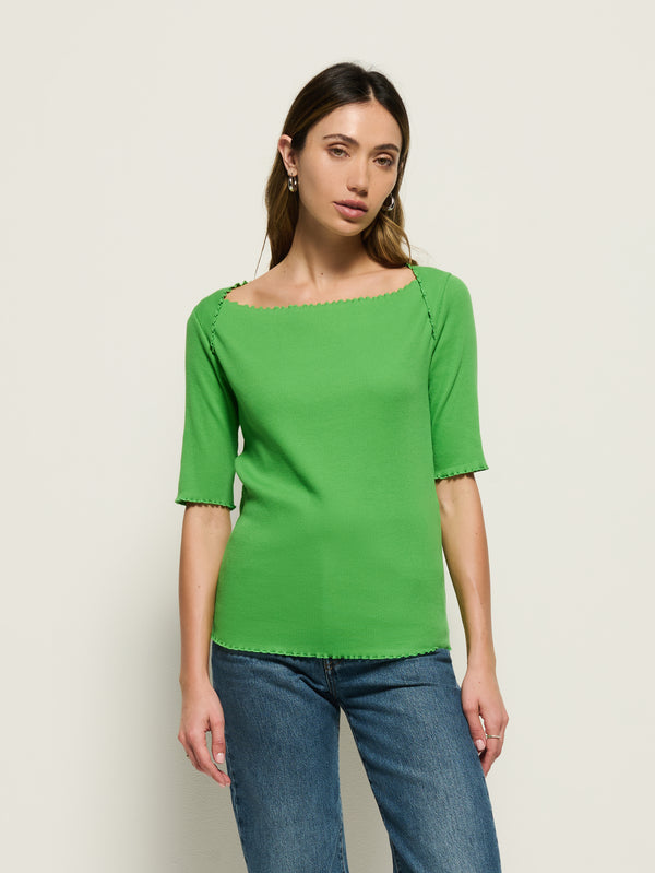 Nation Los Angeles Julee Boatneck Tee