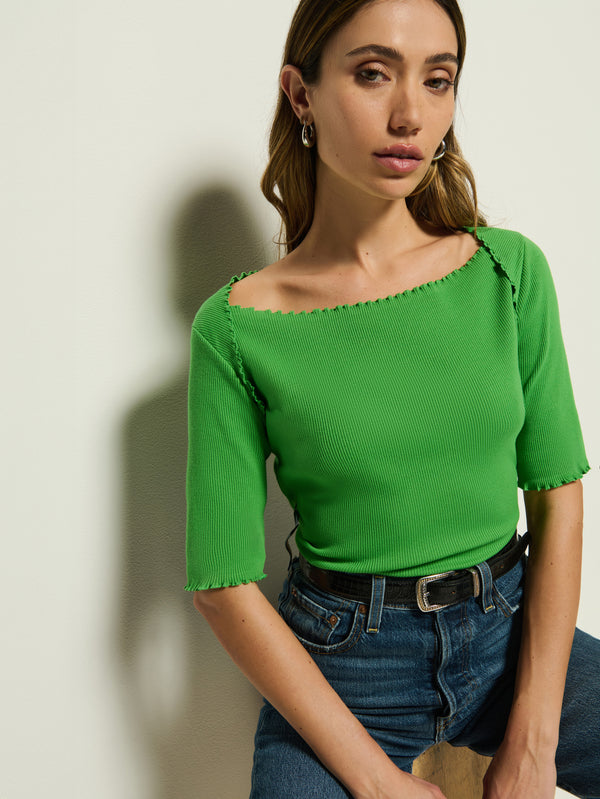 Nation Los Angeles Julee Boatneck Tee